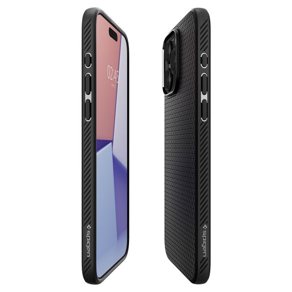 iPhone 15 Pro Max Skal Liquid Air Matte Black