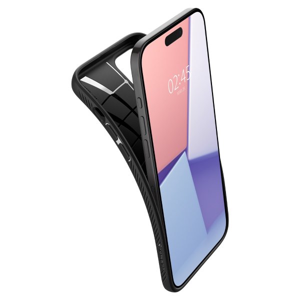iPhone 15 Pro Max Skal Liquid Air Matte Black