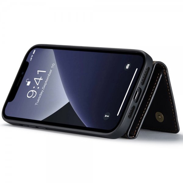 iPhone 15 Pro Max Skal M1 Series Löstagbar Korthållare Svart