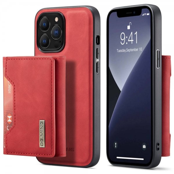iPhone 15 Pro Max Skal M2 Series Löstagbar Korthållare Röd
