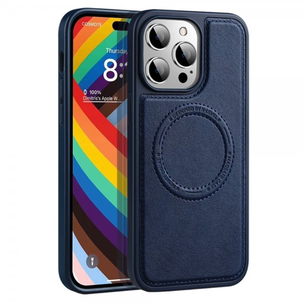 iPhone 15 Pro Max Skal MagSafe Denim Jacket Blå