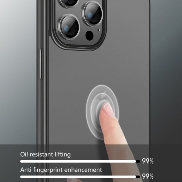 iPhone 15 Pro Max Skal Pläterad Kant Guld