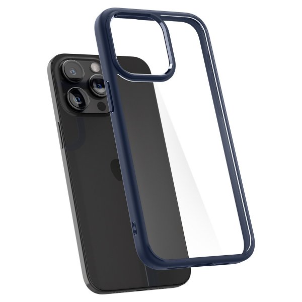 iPhone 15 Pro Max Skal Ultra Hybrid Navy Blue