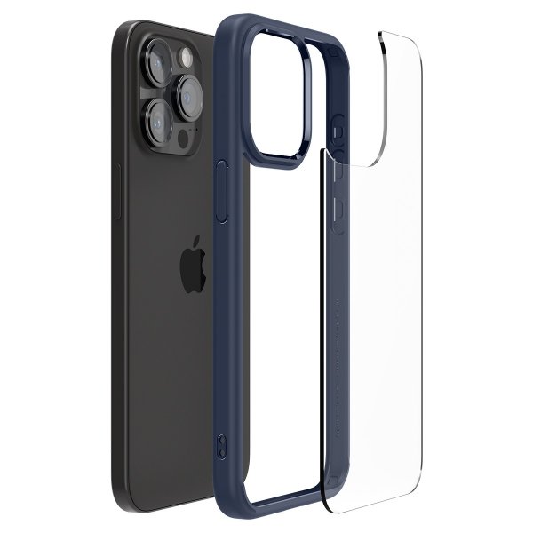iPhone 15 Pro Max Skal Ultra Hybrid Navy Blue