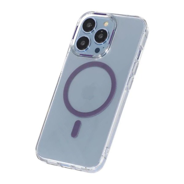 iPhone 15 Pro Max Skal TPU MagSafe Lila