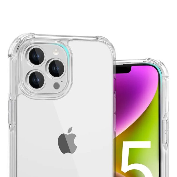 iPhone 15 Pro Max Skal Stöttålig Transparent