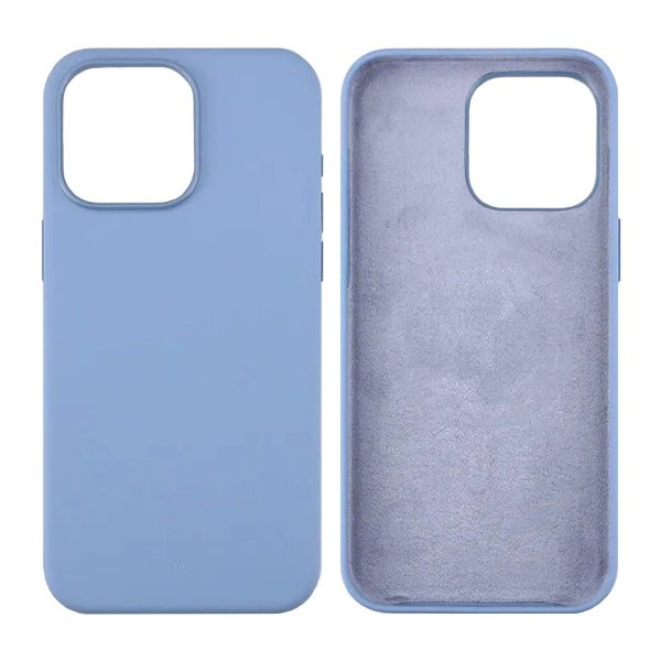 iPhone 15 Pro Skal Silikon Blå