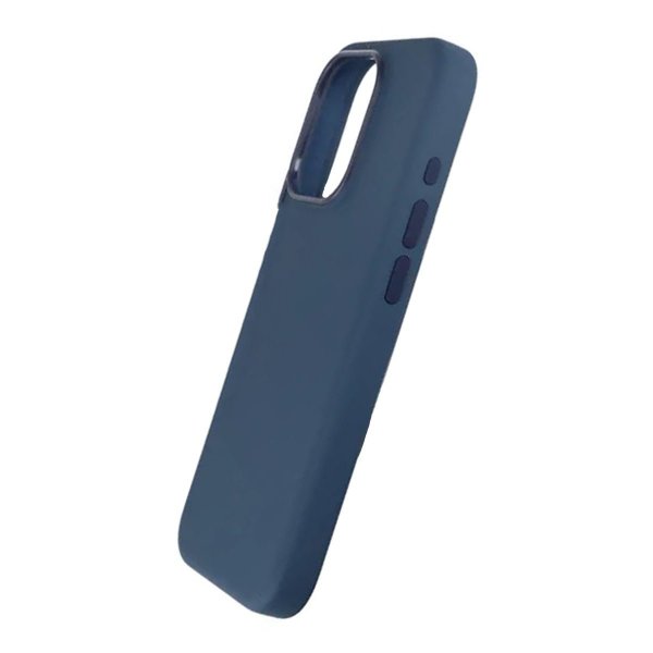 iPhone 15 Pro Skal Silikon MagSafe Blå