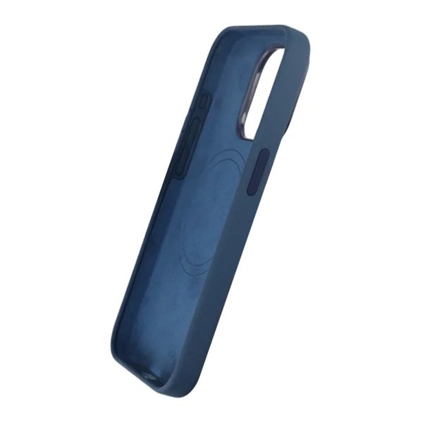 iPhone 15 Pro Skal Silikon MagSafe Blå
