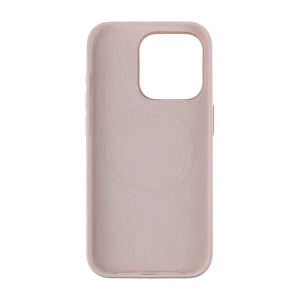 iPhone 15 Pro Skal Silikon MagSafe Rosa