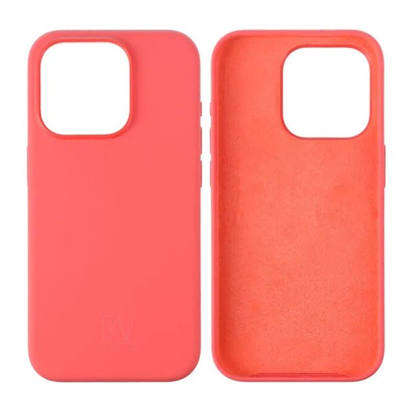 iPhone 15 Pro Skal Silikon Röd