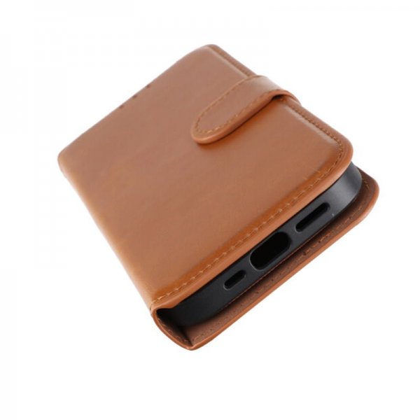 iPhone 15 Pro Fodral Magnetiskt Avtagbart Skal Brun