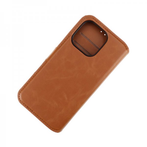 iPhone 15 Pro Fodral Magnetiskt Avtagbart Skal Brun