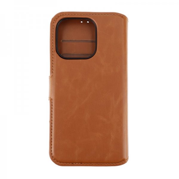 iPhone 15 Pro Fodral Magnetiskt Avtagbart Skal Brun