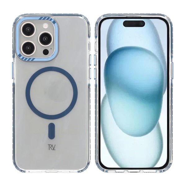 iPhone 15 Pro Skal Förstärkta Hörn Blå