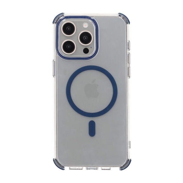 iPhone 15 Pro Skal Förstärkta Hörn Blå