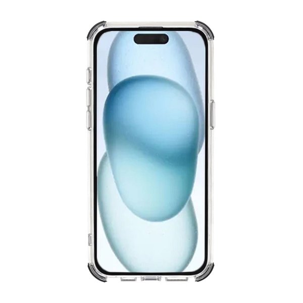 iPhone 15 Pro Skal Förstärkta Hörn Svart