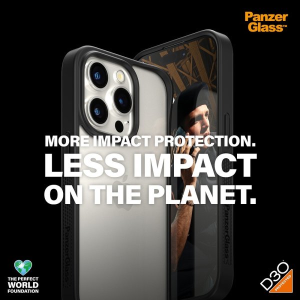 iPhone 15 Pro Skal ClearCase D3O Svart