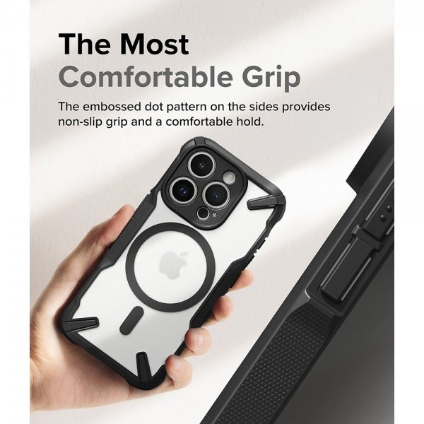 iPhone 15 Pro Skal Fusion X Magnetic Matte Black