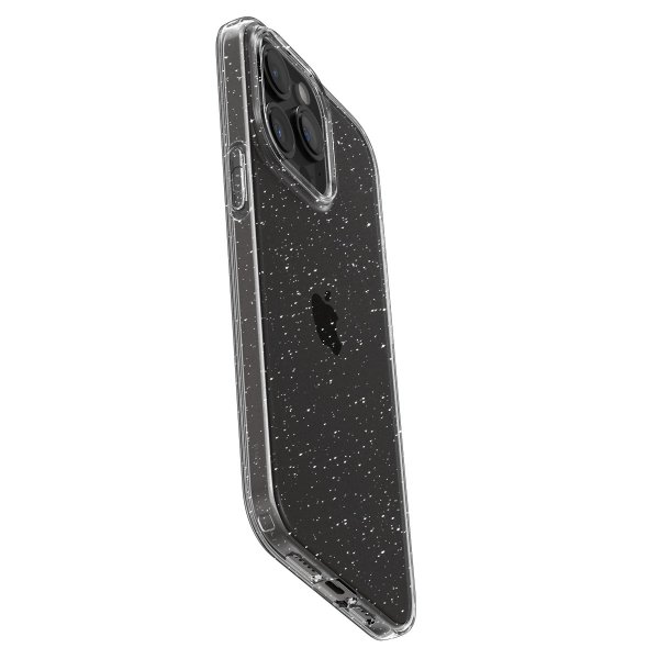 iPhone 15 Pro Skal Liquid Crystal Glitter Crystal Quartz