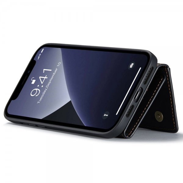 iPhone 15 Pro Skal M2 Series Löstagbar Korthållare Svart