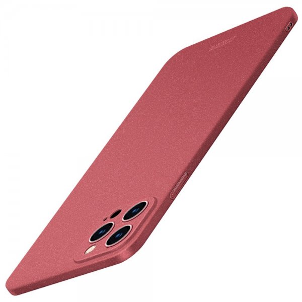 iPhone 15 Pro Cover Matte Shield Rød