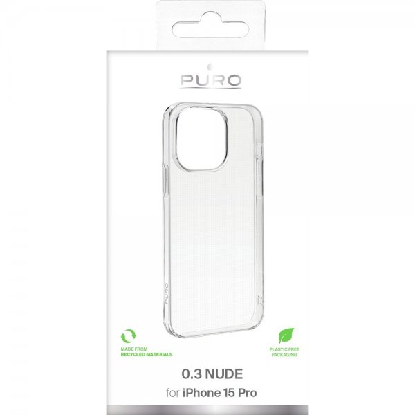 iPhone 15 Pro Skal Nude Transparent