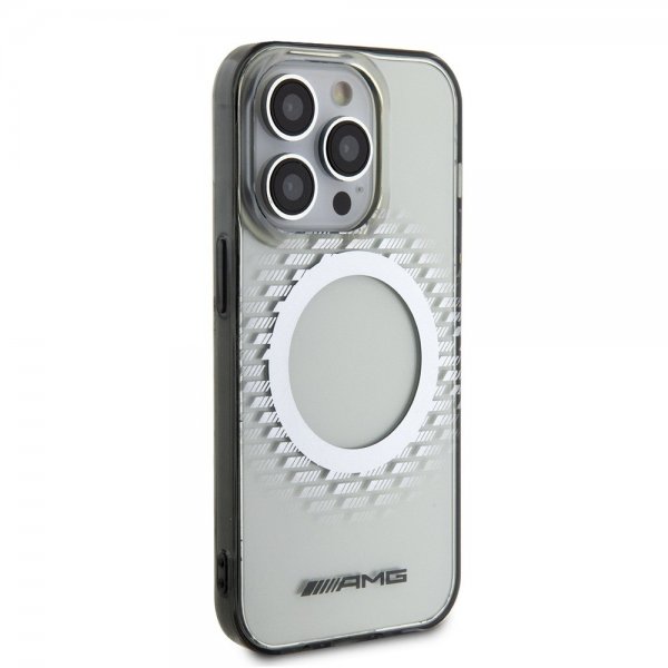 iPhone 15 Pro Skal Rhombus Pattern MagSafe AMG Transparent
