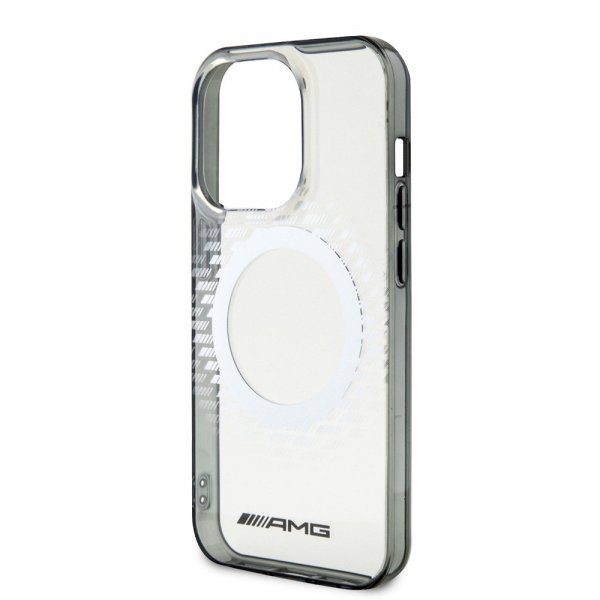 iPhone 15 Pro Skal Rhombus Pattern MagSafe AMG Transparent