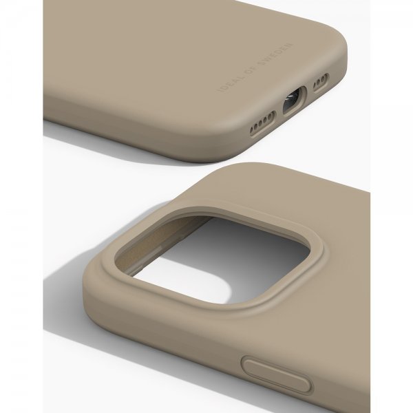 iPhone 15 Pro Skal Silicone Case MagSafe Beige