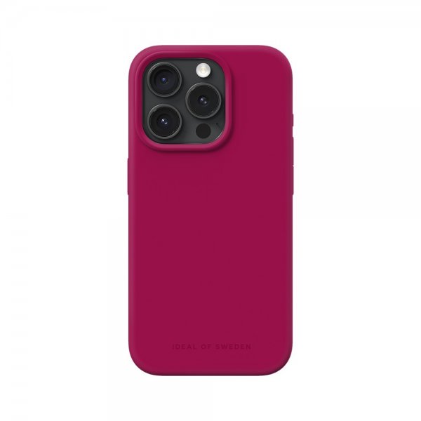 iPhone 15 Pro Skal Silicone Case MagSafe Magenta