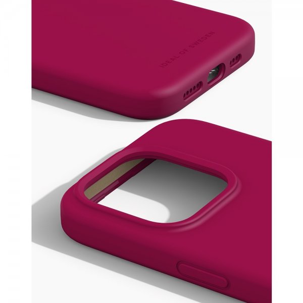 iPhone 15 Pro Skal Silicone Case MagSafe Magenta