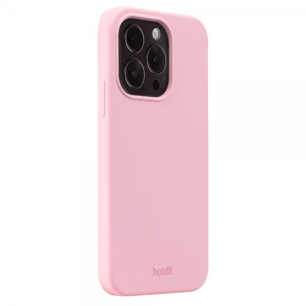 iPhone 15 Pro Skal Silikon Rosa