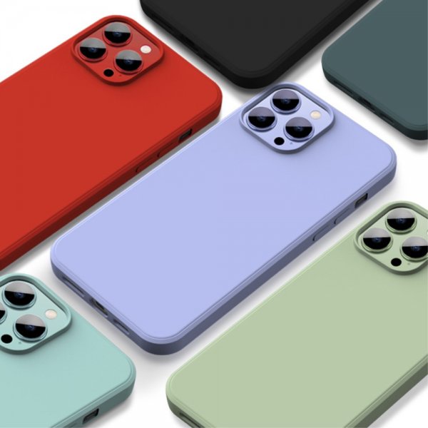 iPhone 15 Pro Skal Silikontextur Lila