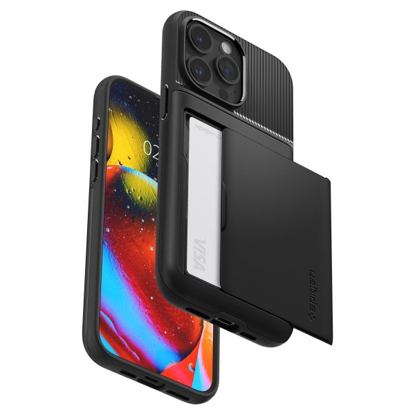 iPhone 15 Pro Skal Slim Armor CS Svart