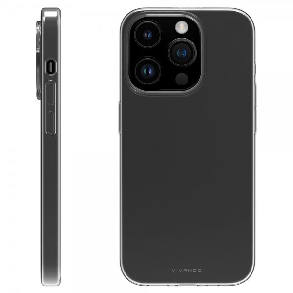 iPhone 15 Pro Skal Slim TPU Transparent