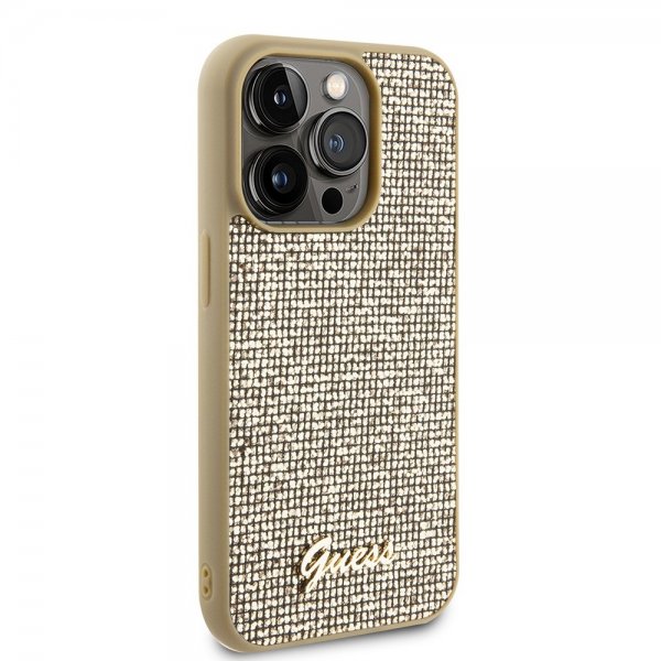 iPhone 15 Pro Skal Square Mirror Guld