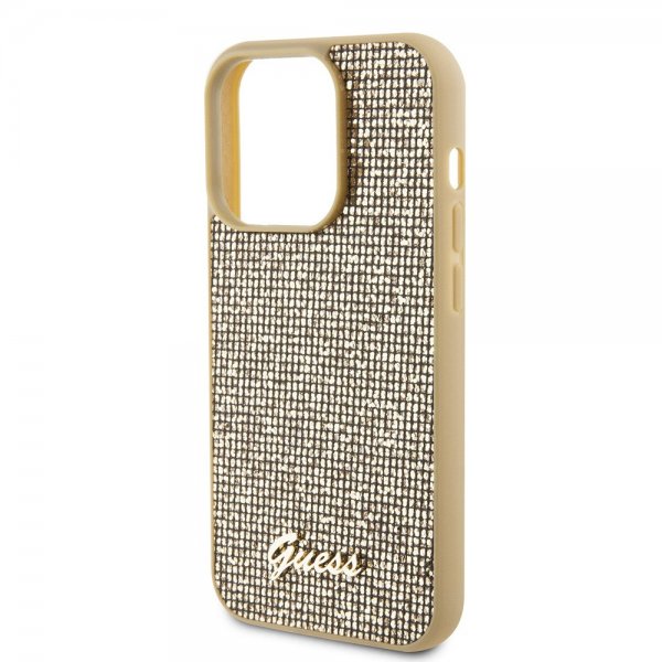 iPhone 15 Pro Skal Square Mirror Guld