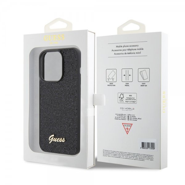 iPhone 15 Pro Skal Square Mirror Svart