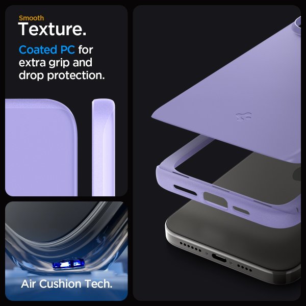 iPhone 15 Pro Skal Thin Fit Iris Purple