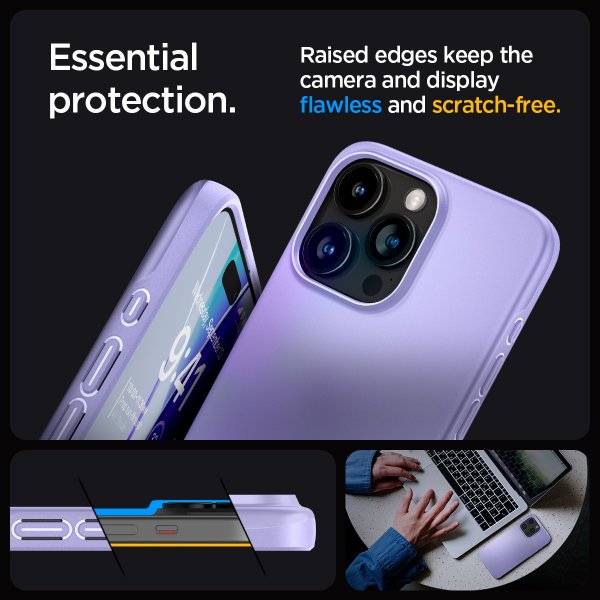 iPhone 15 Pro Skal Thin Fit Iris Purple