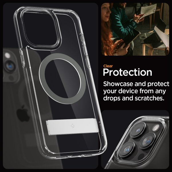 iPhone 15 Pro Skal Ultra Hybrid S MagFit Graphite