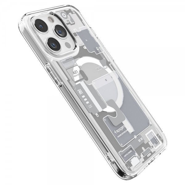 iPhone 15 Pro Skal Ultra Hybrid Zero One MagFit Vit