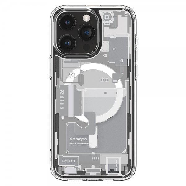 iPhone 15 Pro Skal Ultra Hybrid Zero One MagFit Vit
