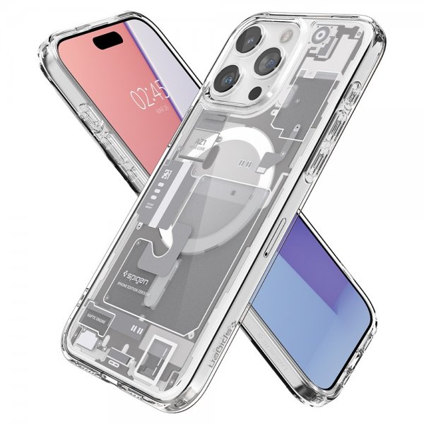 iPhone 15 Pro Skal Ultra Hybrid Zero One MagFit Vit