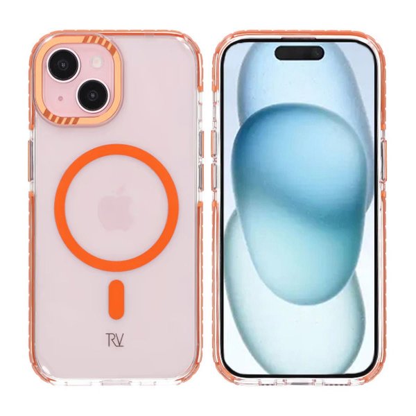 iPhone 15 Skal Förstärkta Hörn Orange