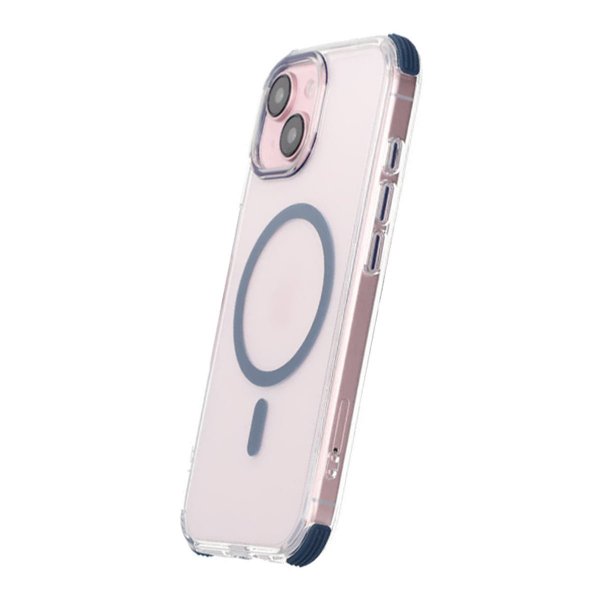 iPhone 15 Skal Förstärkta Hörn Blå