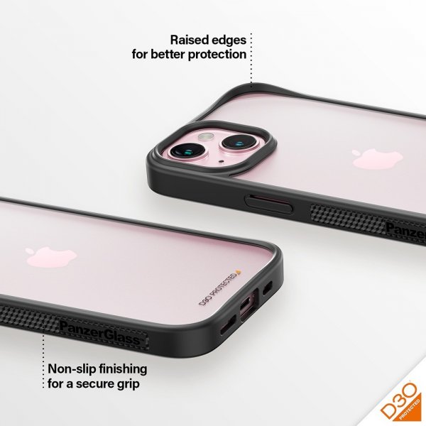 iPhone 15 Skal ClearCase D3O Svart