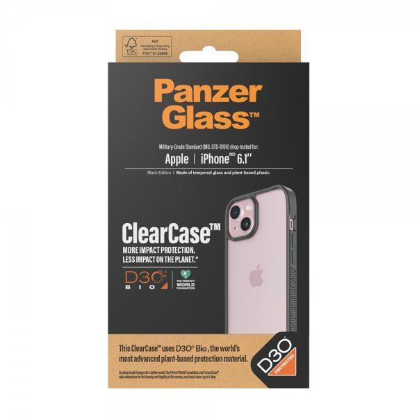 iPhone 15 Skal ClearCase D3O Svart