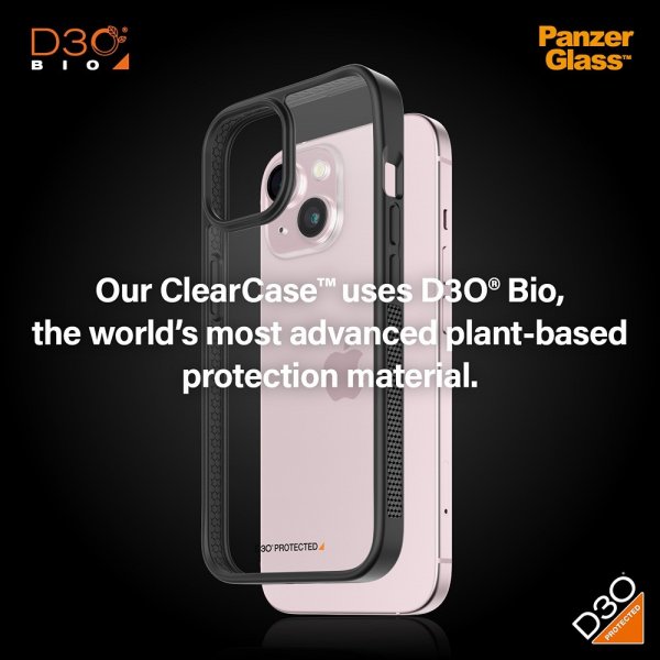 iPhone 15 Skal ClearCase D3O Svart